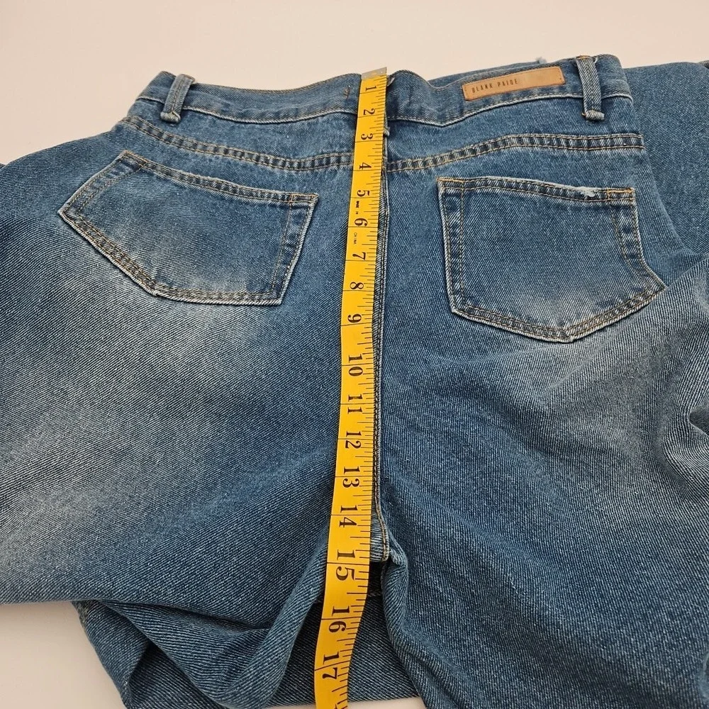 Blank PAIGE Denim Collection High‎ Rise Wide Leg 32 Inch BelL Jeans W/Large *EUC